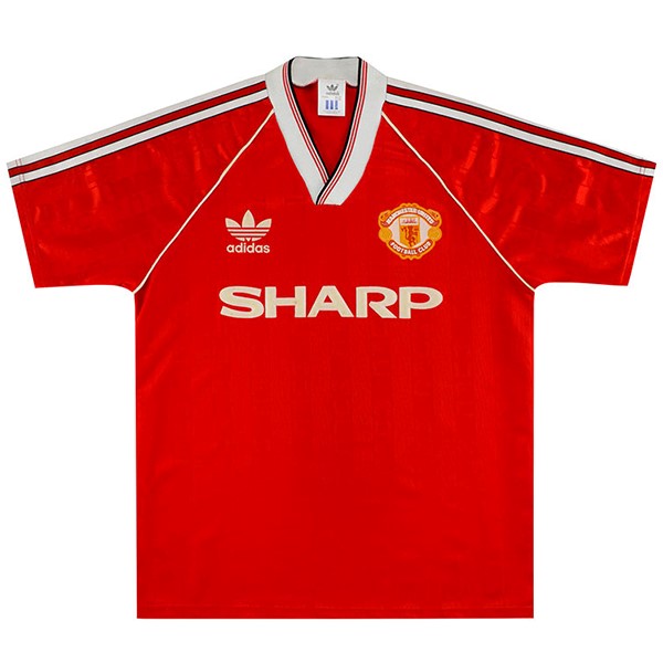 Authentic Camiseta Manchester United 1ª Retro 1988 1990 Rojo